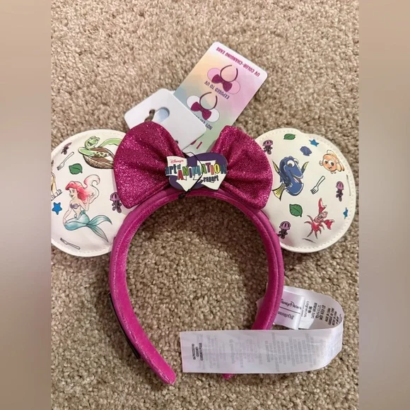 Disney World Art and Animation color changing Character Ear Headband NWT - Picture 2 of 3